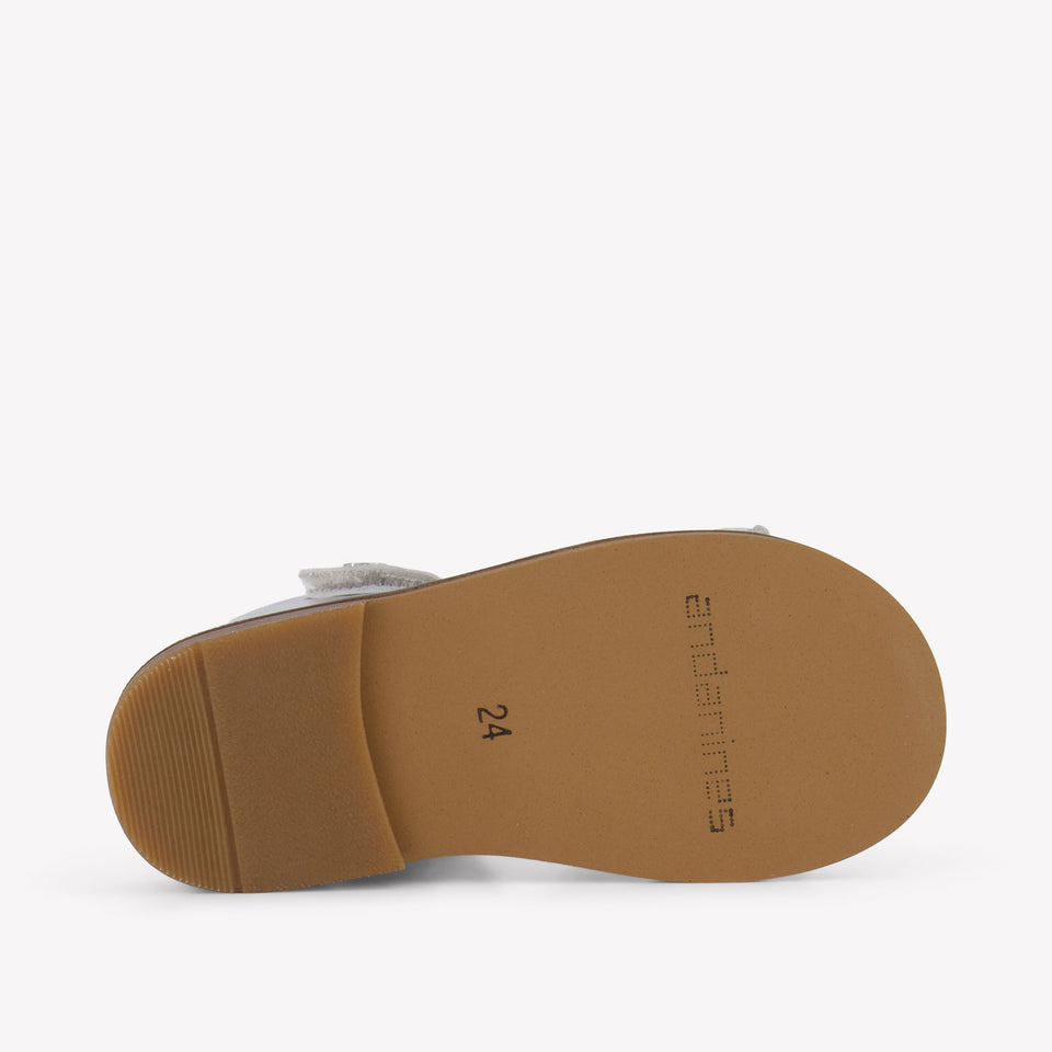 Andanines Meisjes Sandalen In Zilver