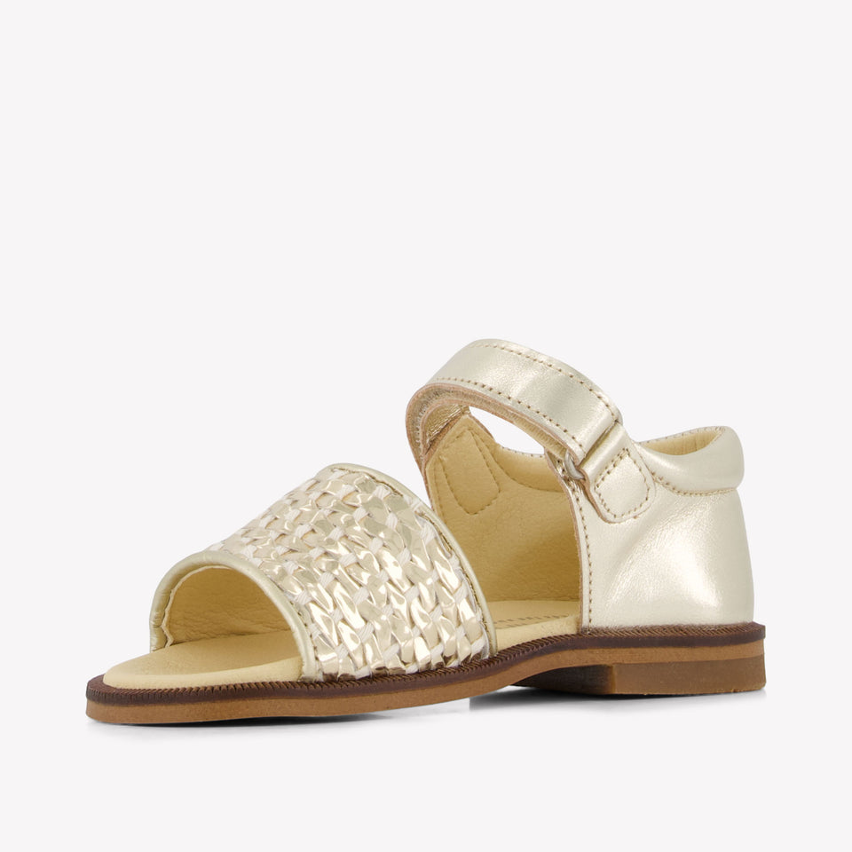 Andanines Meisjes Sandalen In Goud