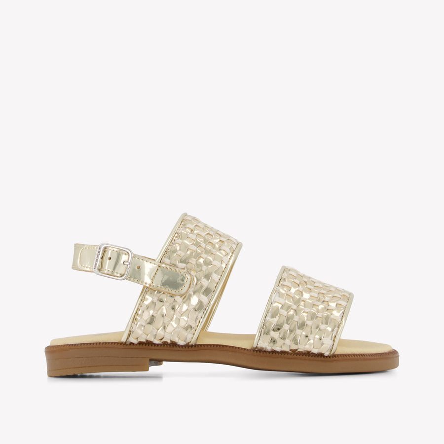 Andanines Kinder Meisjes Sandalen In Goud