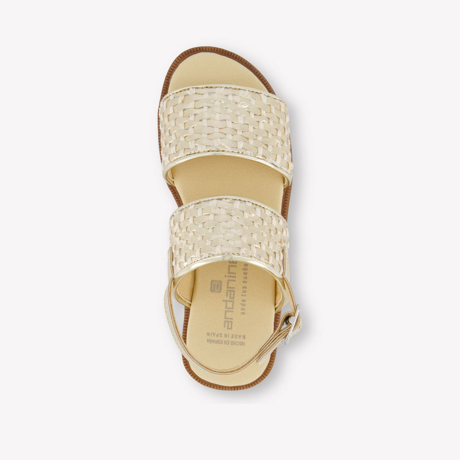 Andanines Meisjes Sandalen In Goud