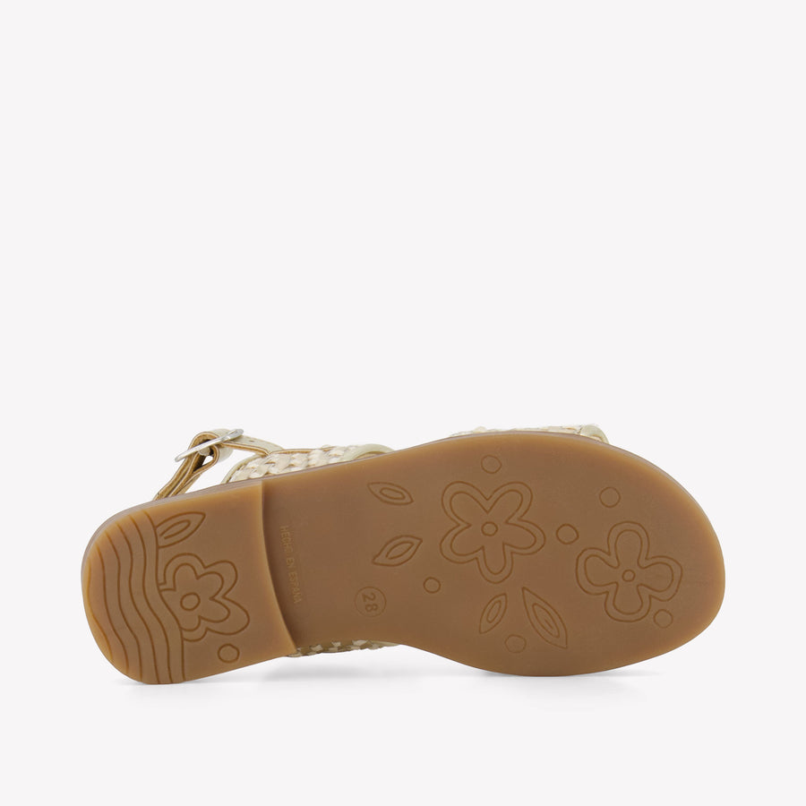 Andanines Meisjes Sandalen In Goud