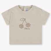 Mayoral Baby Meisjes T-Shirt In Licht Beige