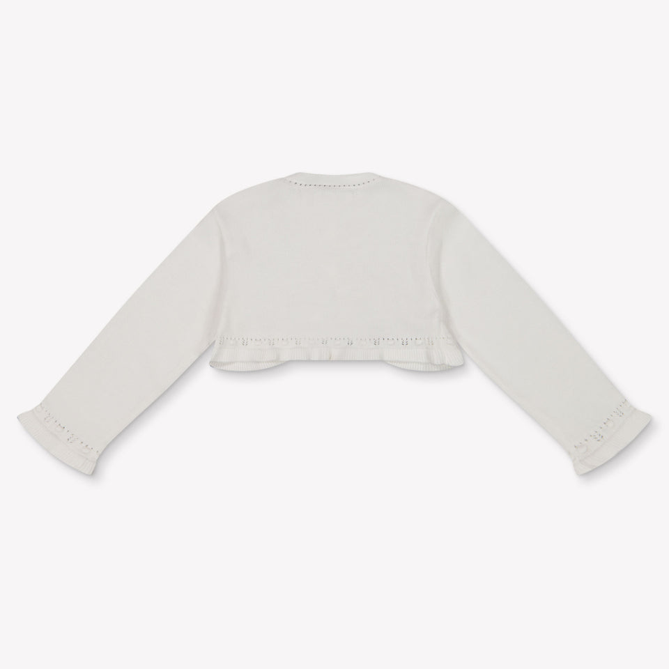Mayoral Baby Meisjes Vest In Off White