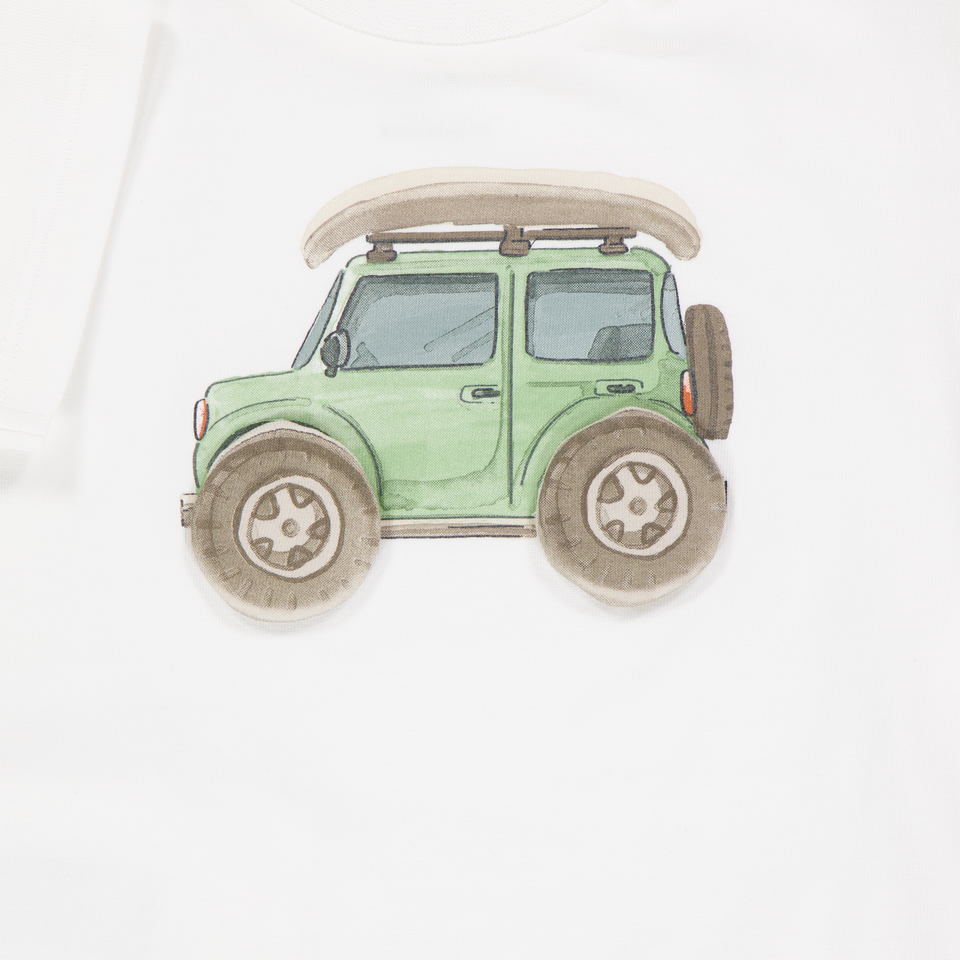 Mayoral Baby Jongens T-Shirt In Off White