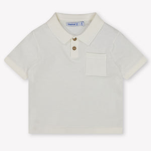 Mayoral Baby Jongens Polo In Off White
