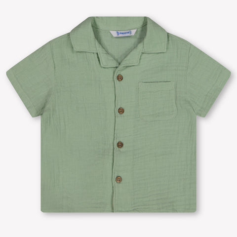 Mayoral Baby Jongens Blouse In Licht Groen