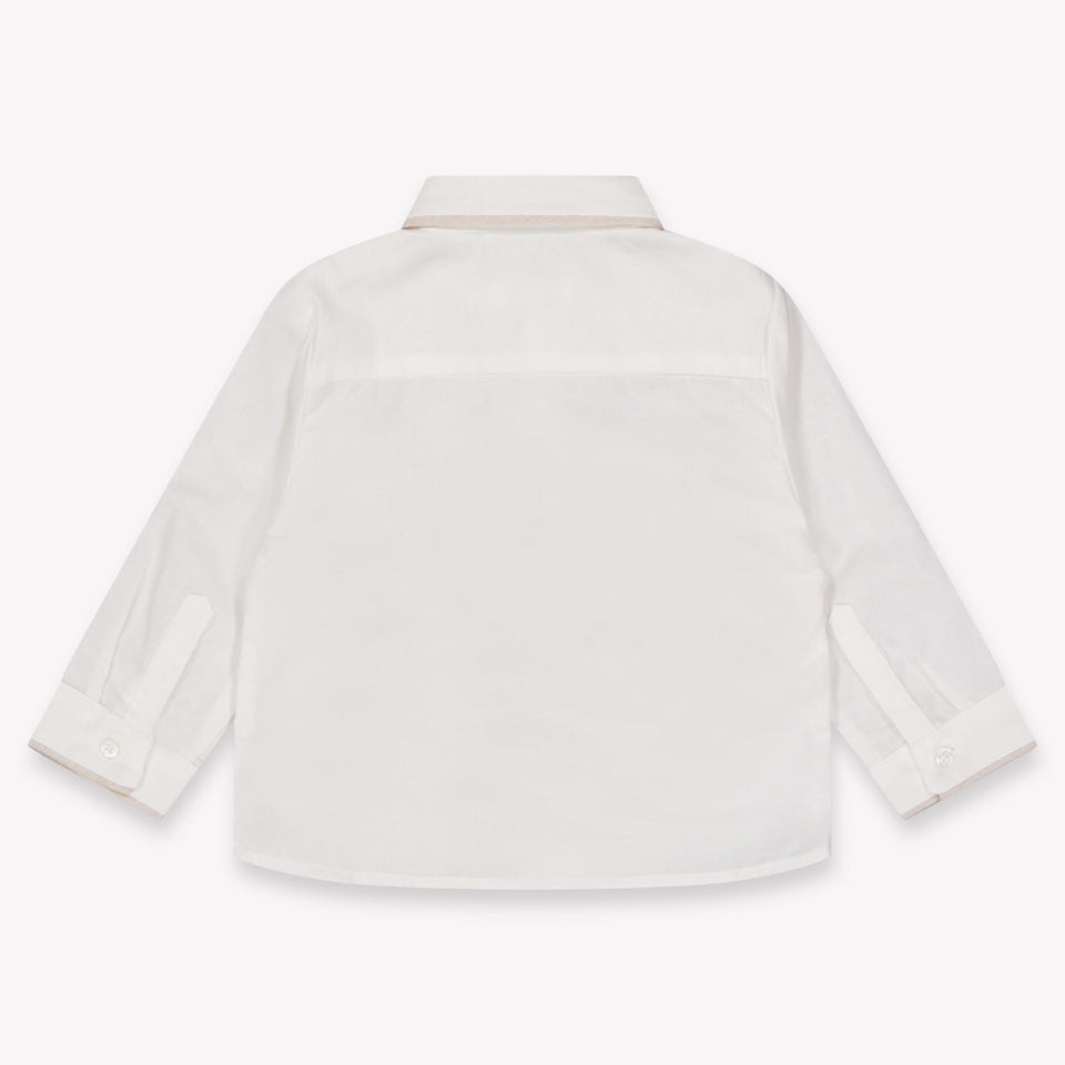 Mayoral Baby Jongens Blouse In Off White
