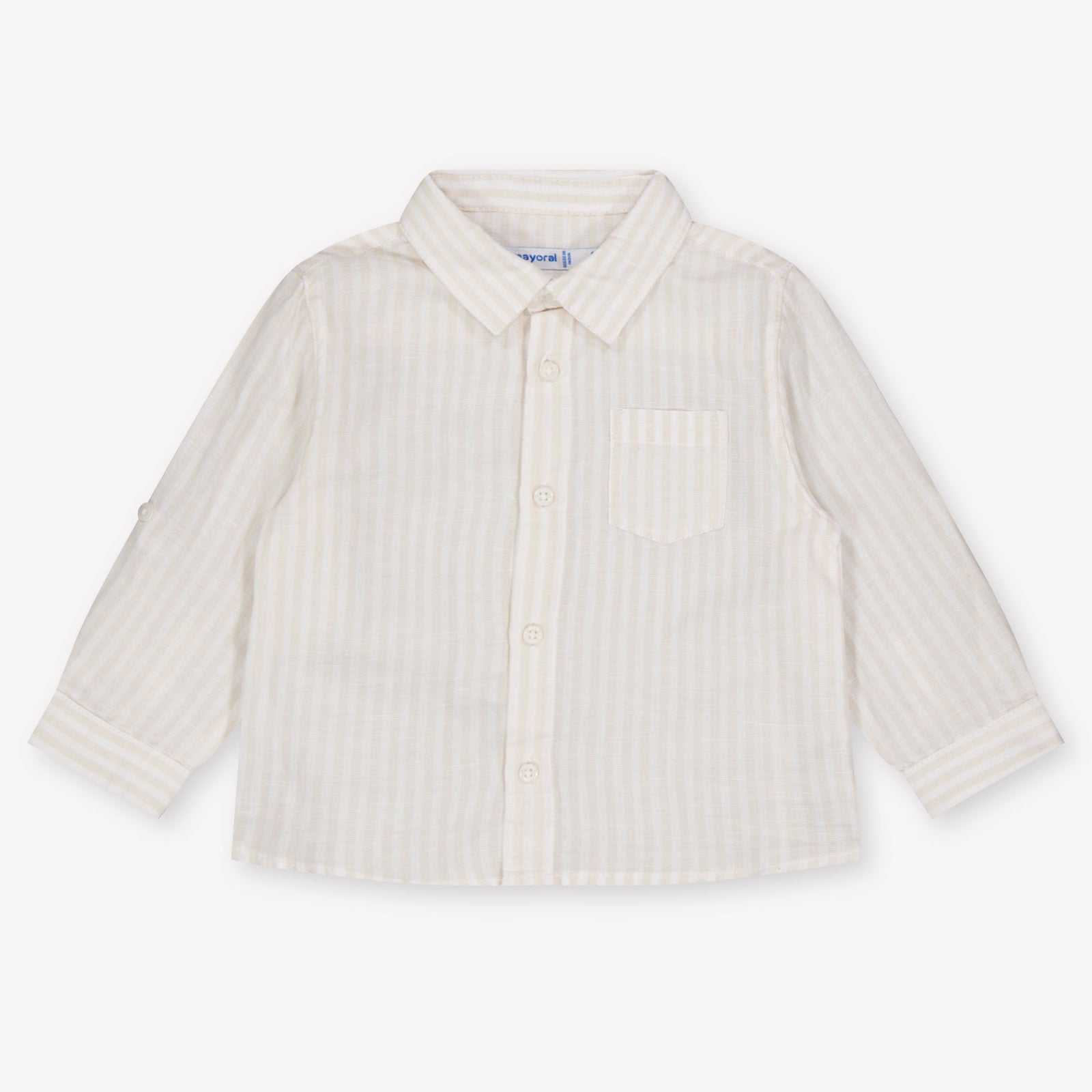 Mayoral Baby Jongens Blouse In Licht Beige
