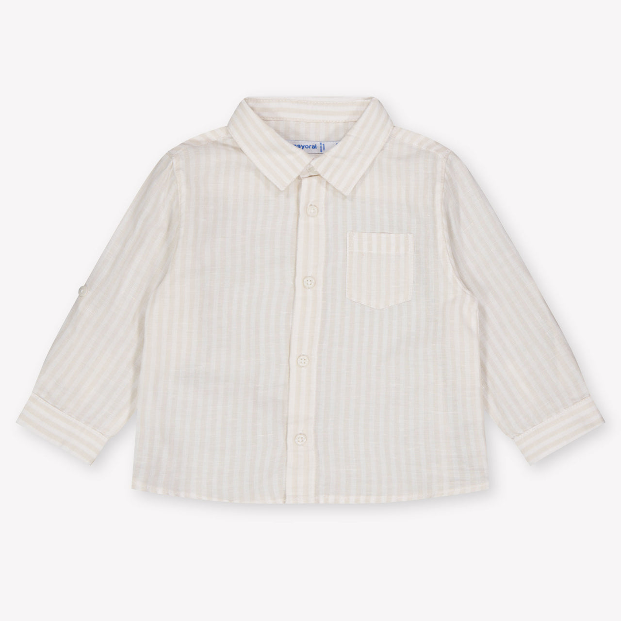Mayoral Baby Jongens Blouse In Licht Beige