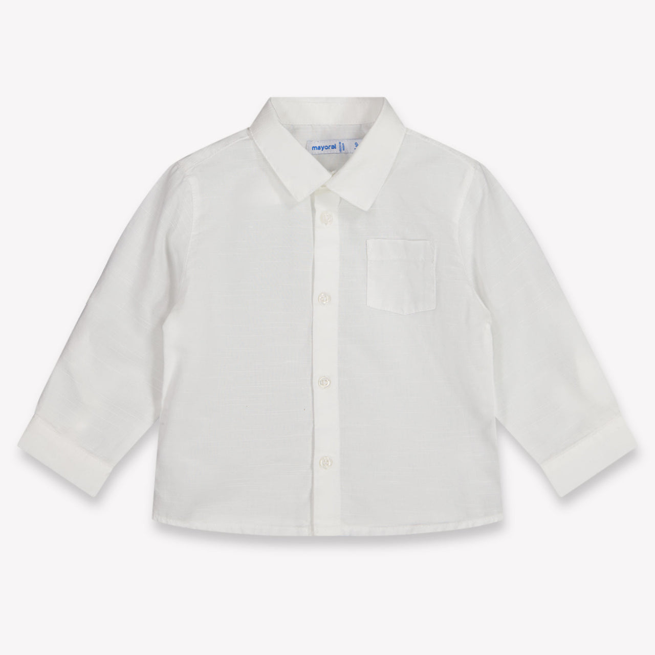 Mayoral Baby Jongens Blouse In Wit