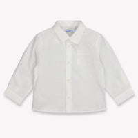 Mayoral Baby Jongens Blouse In Wit