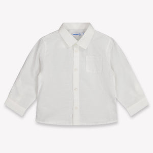 Mayoral Baby Jongens Blouse In Wit