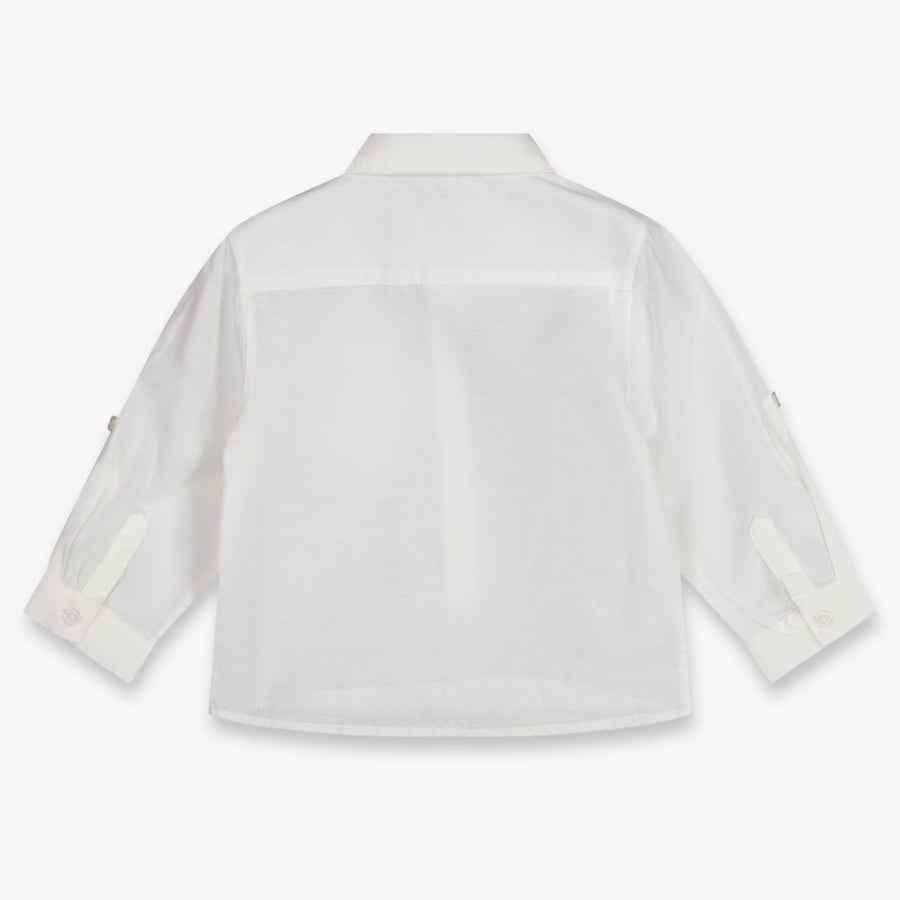 Mayoral Baby Jongens Blouse In Wit