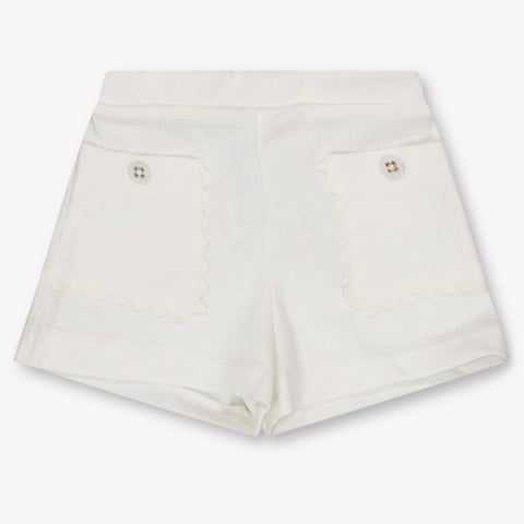 Mayoral Baby Meisjes Shorts In Licht Beige