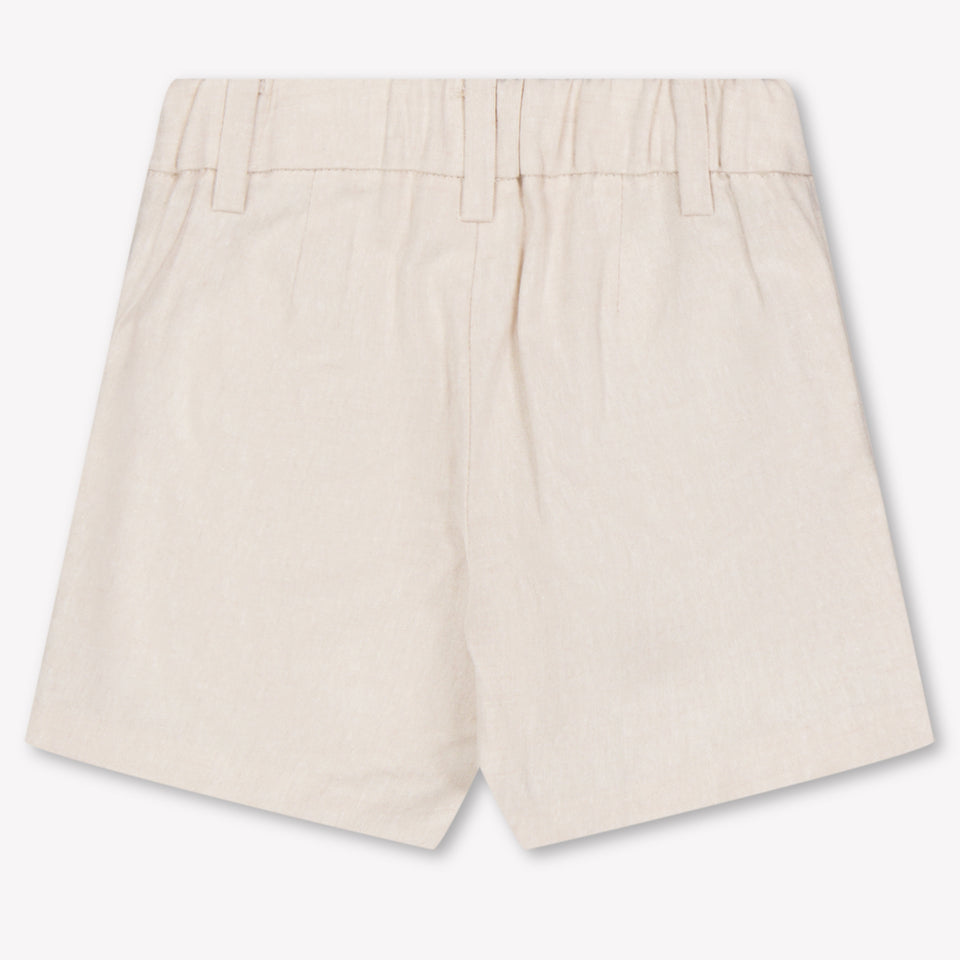 Mayoral Baby Jongens Shorts In Licht Beige