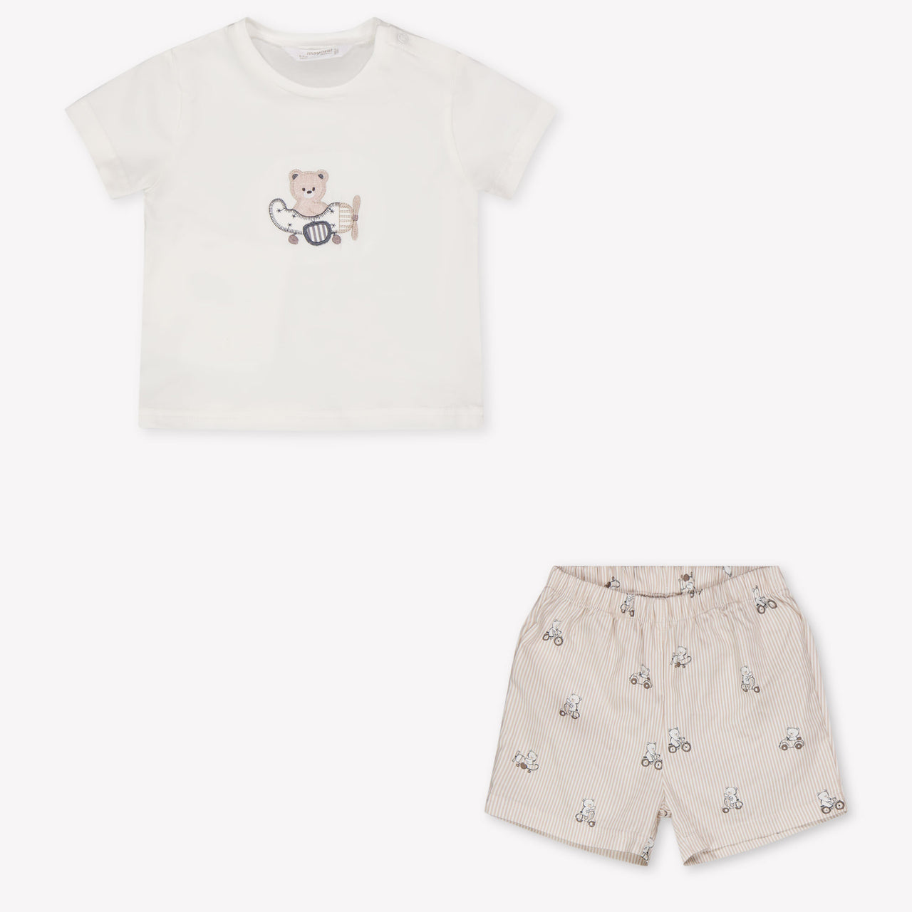 Mayoral Baby Meisjes Setje In Licht Beige