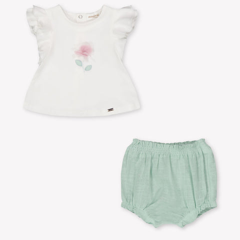 Mayoral Baby Meisjes Setje In Licht Groen