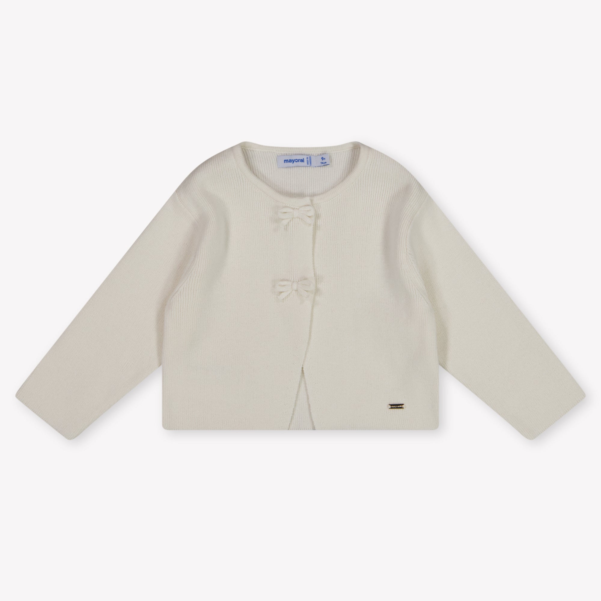 Mayoral Baby Meisjes Vest In Off White