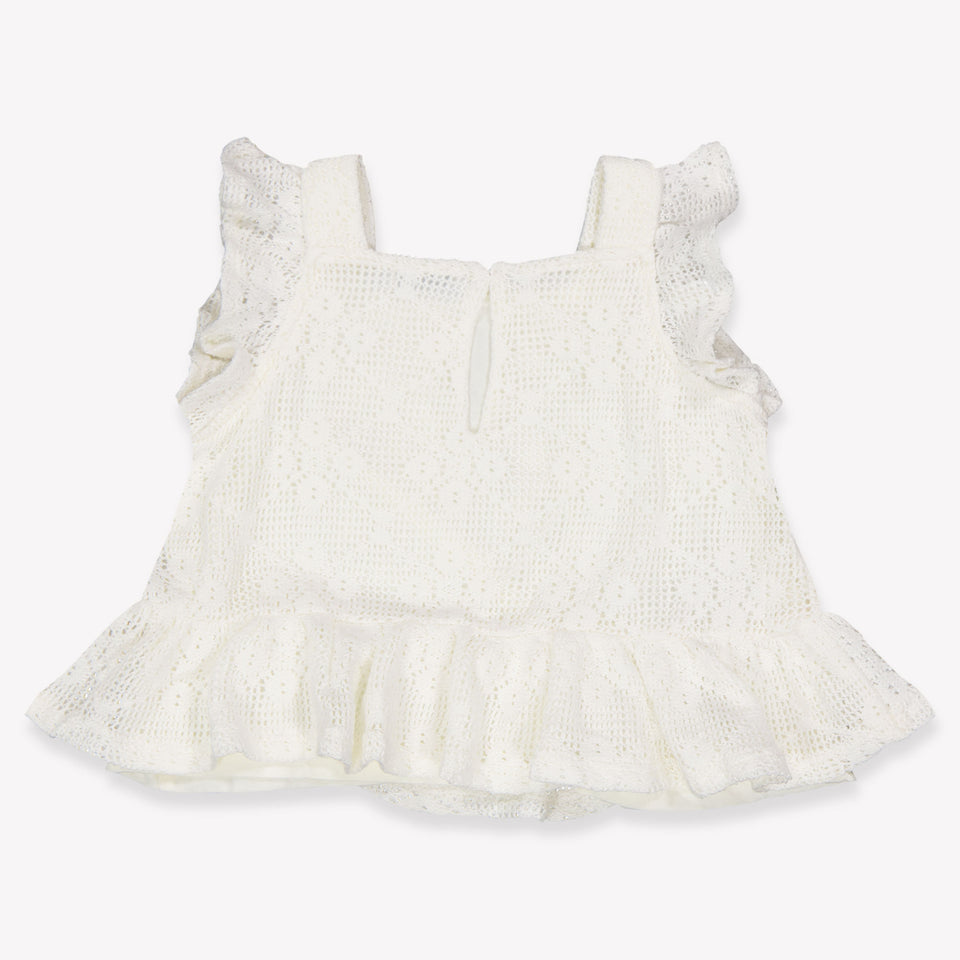 Mayoral Baby Meisjes Setje In Off White
