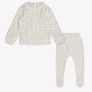 Mayoral Baby Meisjes Boxpakje In Off White