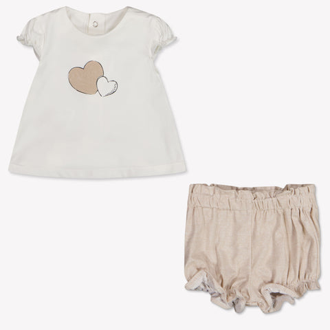 Mayoral Baby Meisjes Setje In Beige