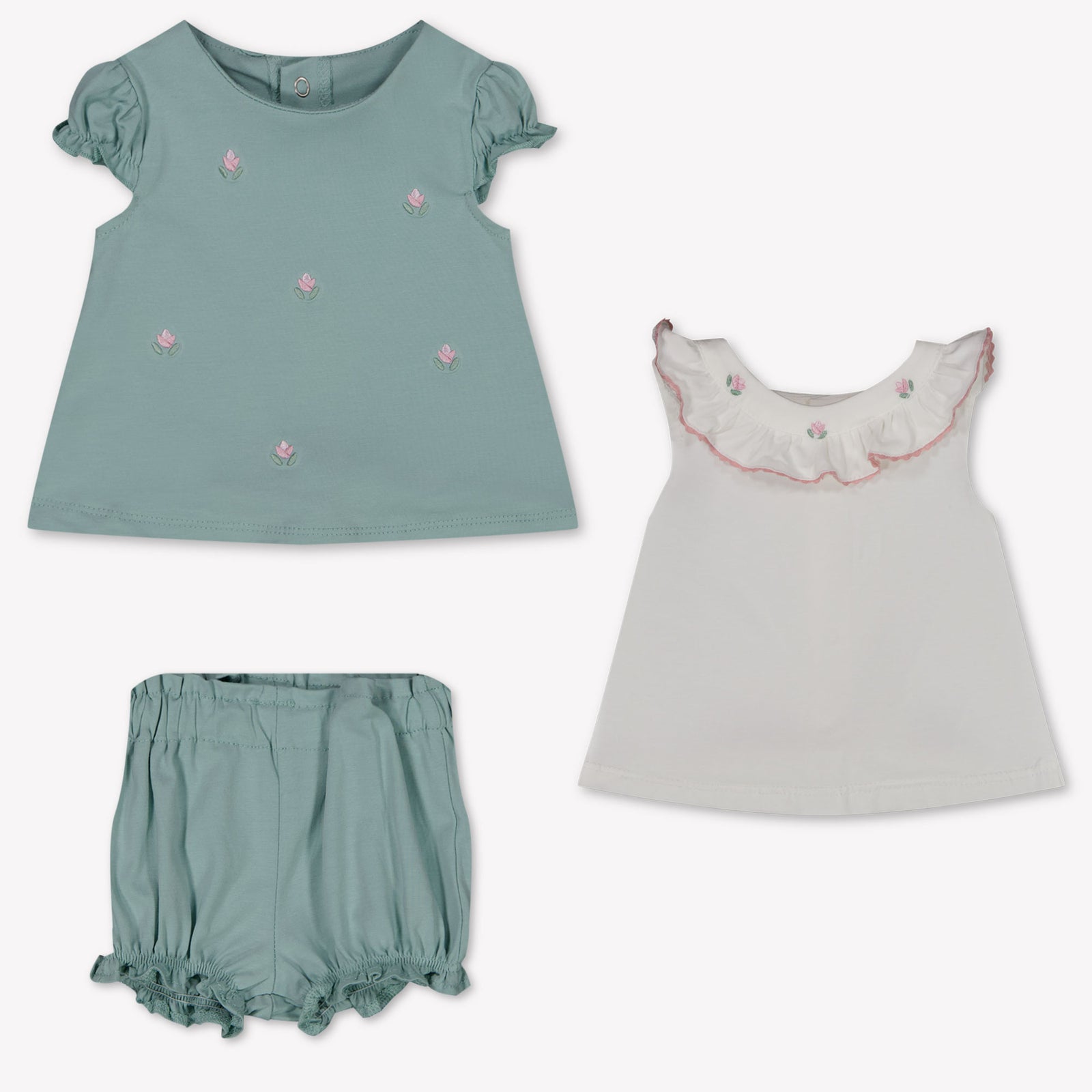 Mayoral Baby Meisjes Setje In Licht Groen