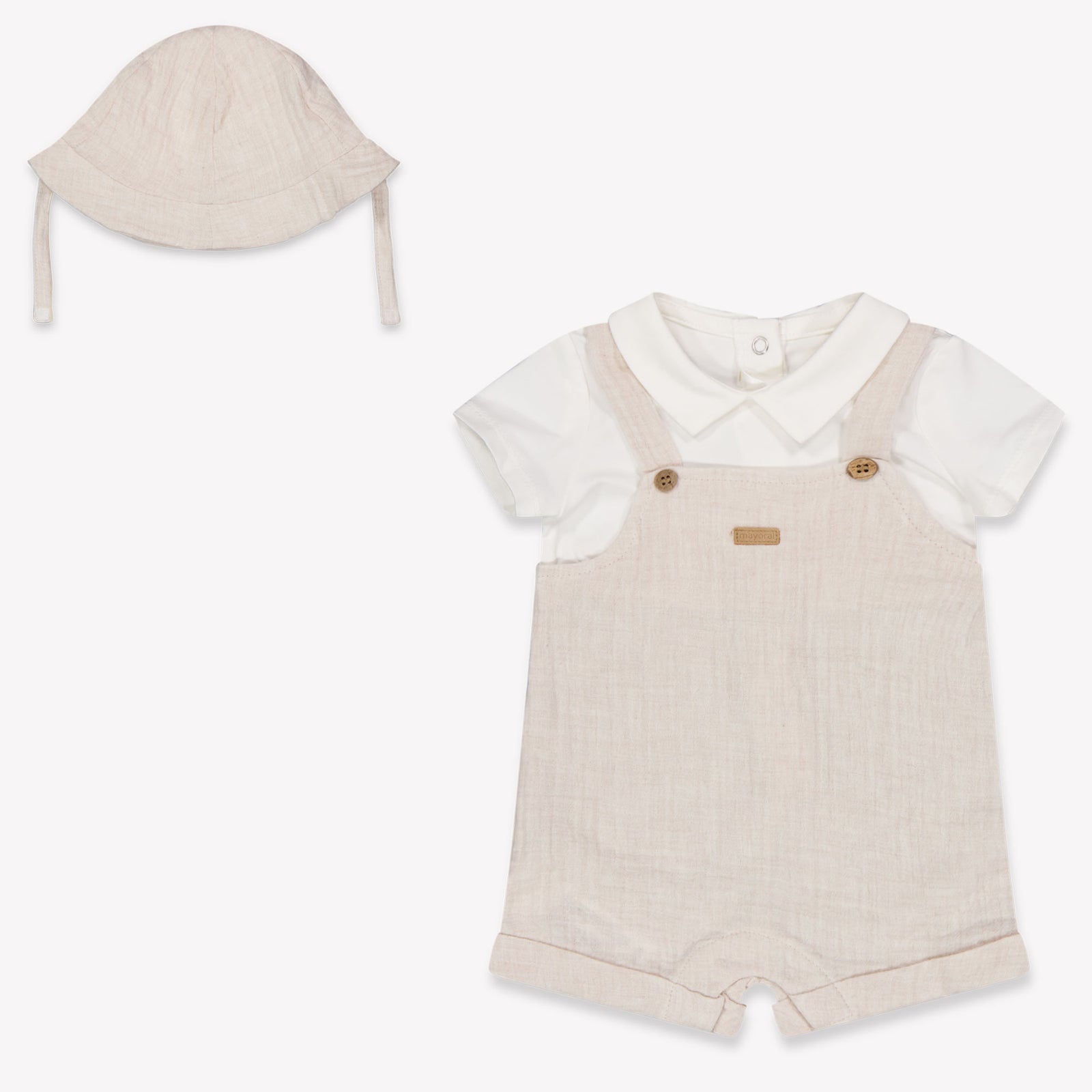 Mayoral Baby Jongens Setje In Beige