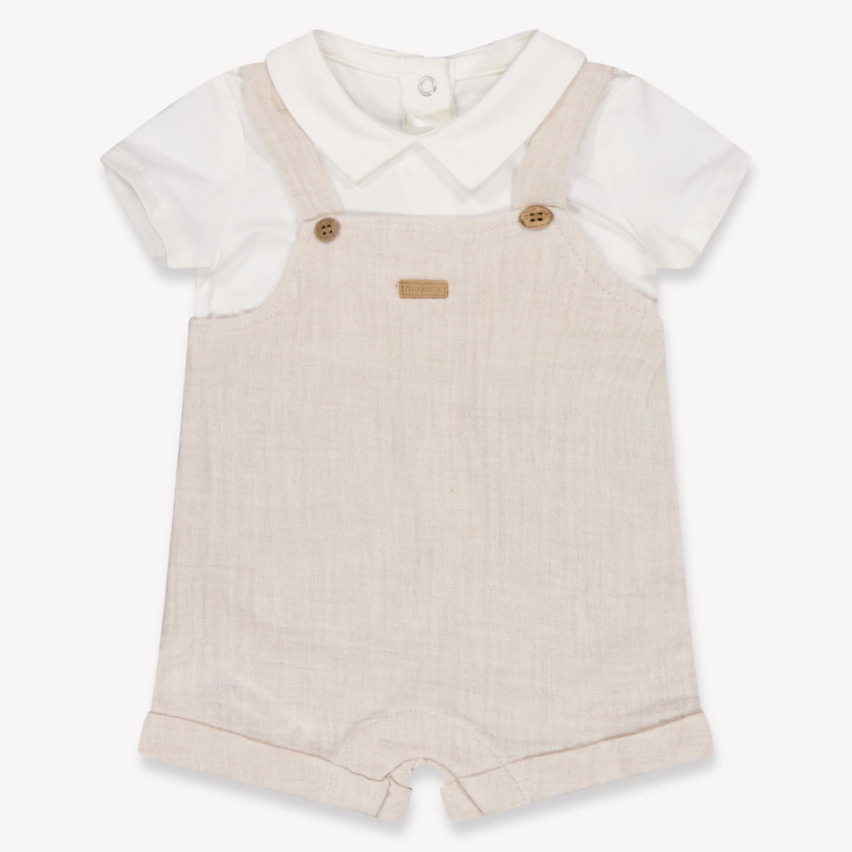 Mayoral Baby Jongens Setje In Beige