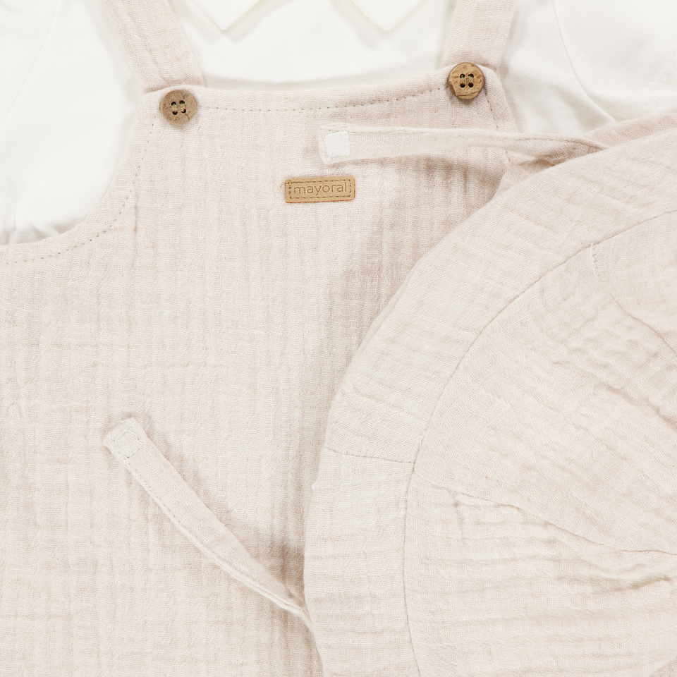 Mayoral Baby Jongens Setje In Beige