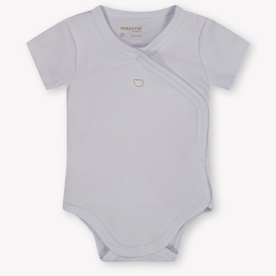 Mayoral Baby Jongens Rompertje In Wit