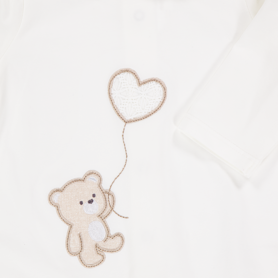 Mayoral Baby Meisjes Boxpakje In Off White