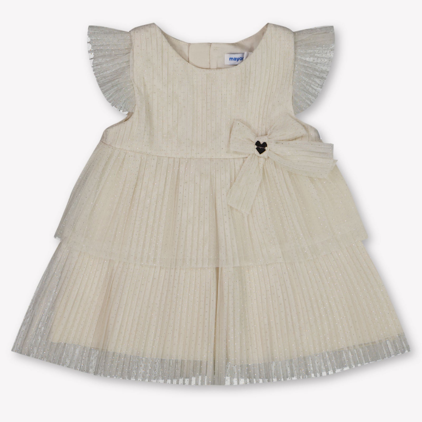 Mayoral Baby Meisjes Jurk In Licht Beige