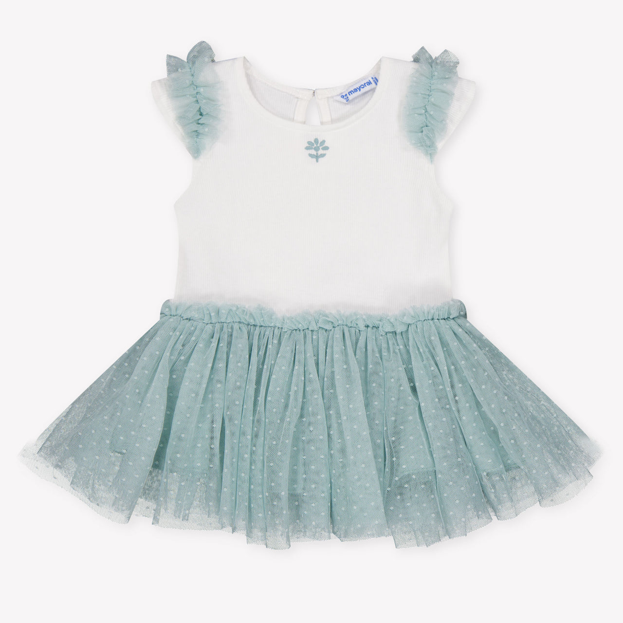 Mayoral Baby Meisjes Jurk In Licht Groen