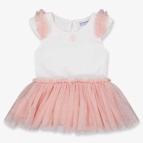 Mayoral Baby Meisjes Jurk In Licht Roze