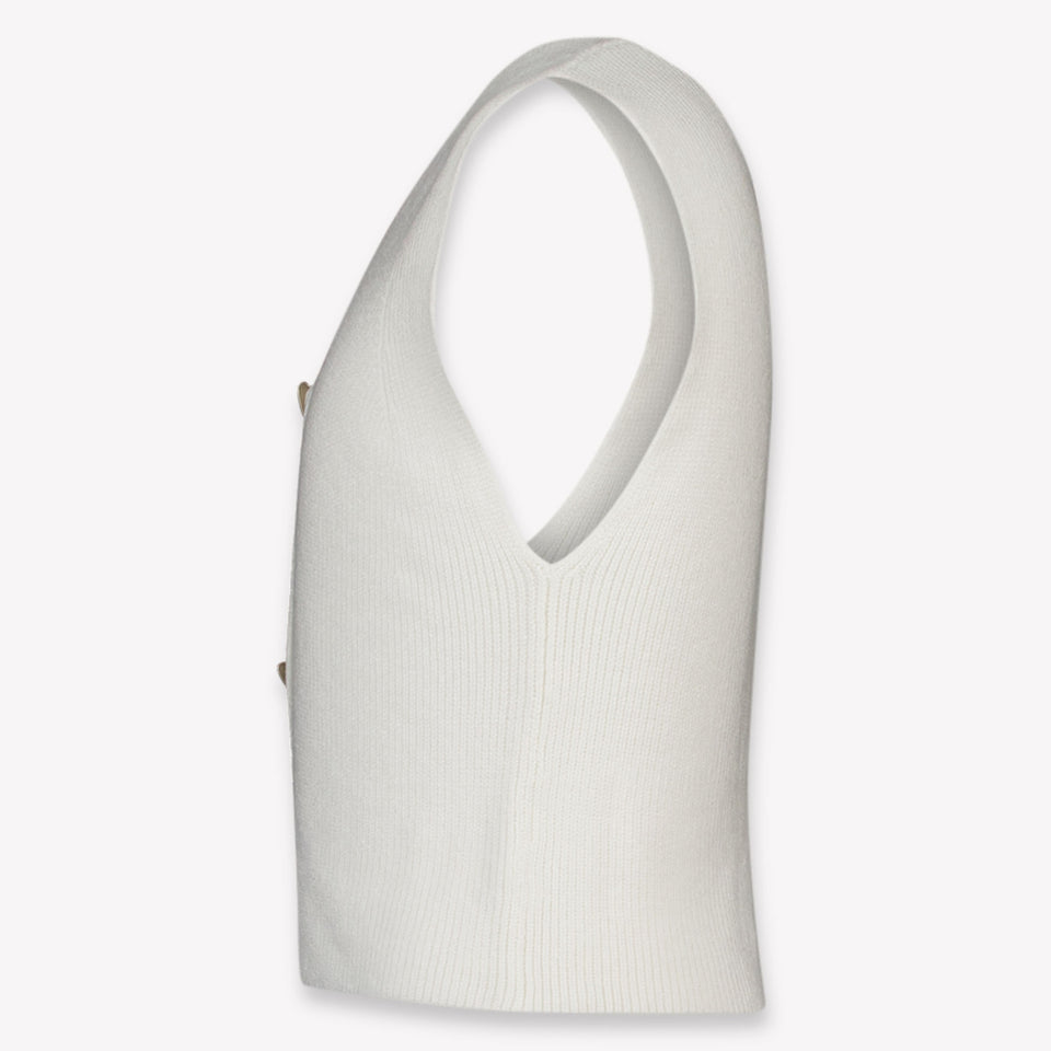 Mayoral Kinder Meisjes Vest In Off White