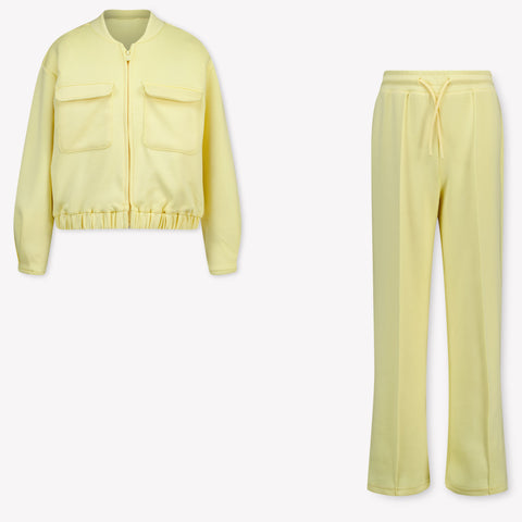 Mayoral Kinder Meisjes Joggingpak In Geel