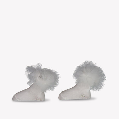 Mayoral Baby Meisjes Sokjes In Wit