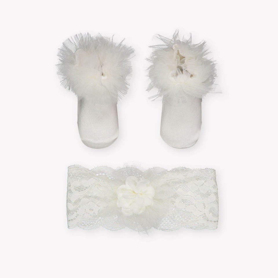 Mayoral Baby Meisjes Sokjes In Off White