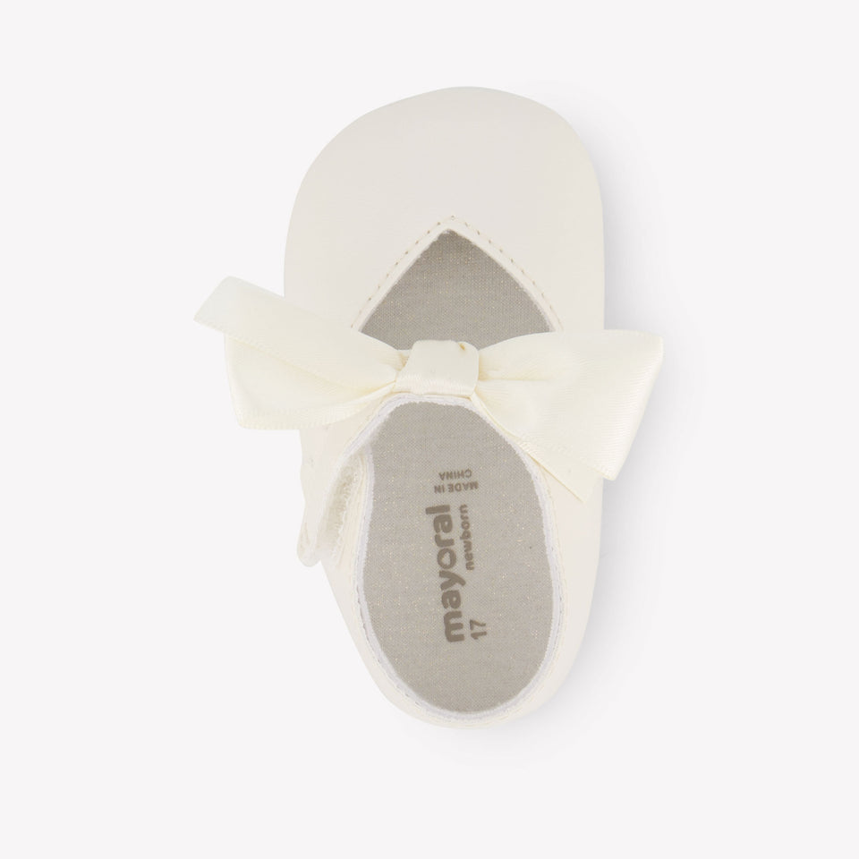 Mayoral Baby Meisjes Schoenen In Off White