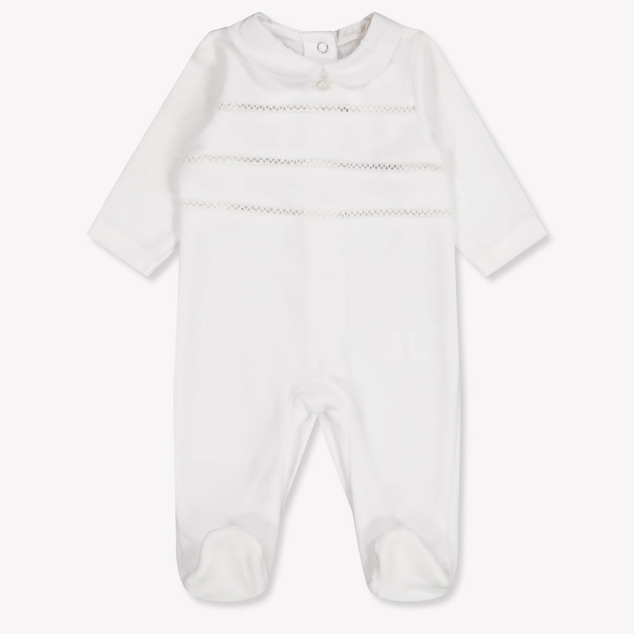 Martin Aranda Baby Unisex Playsuit In White