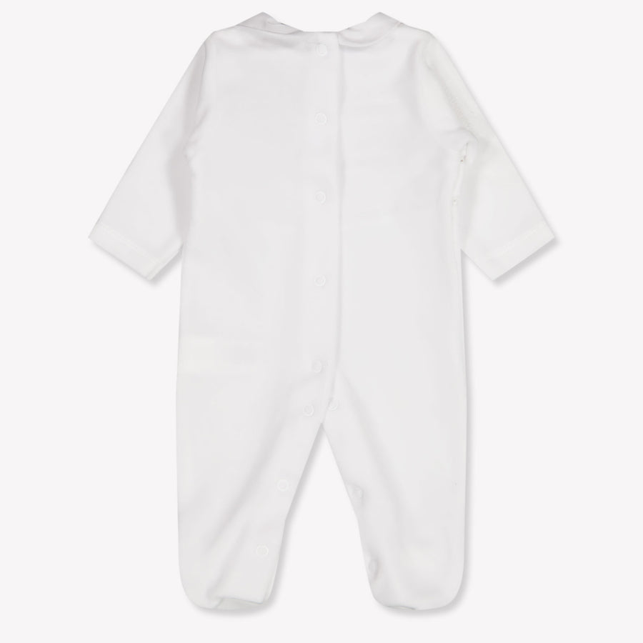 Martin Aranda Baby Unisex Playsuit In White