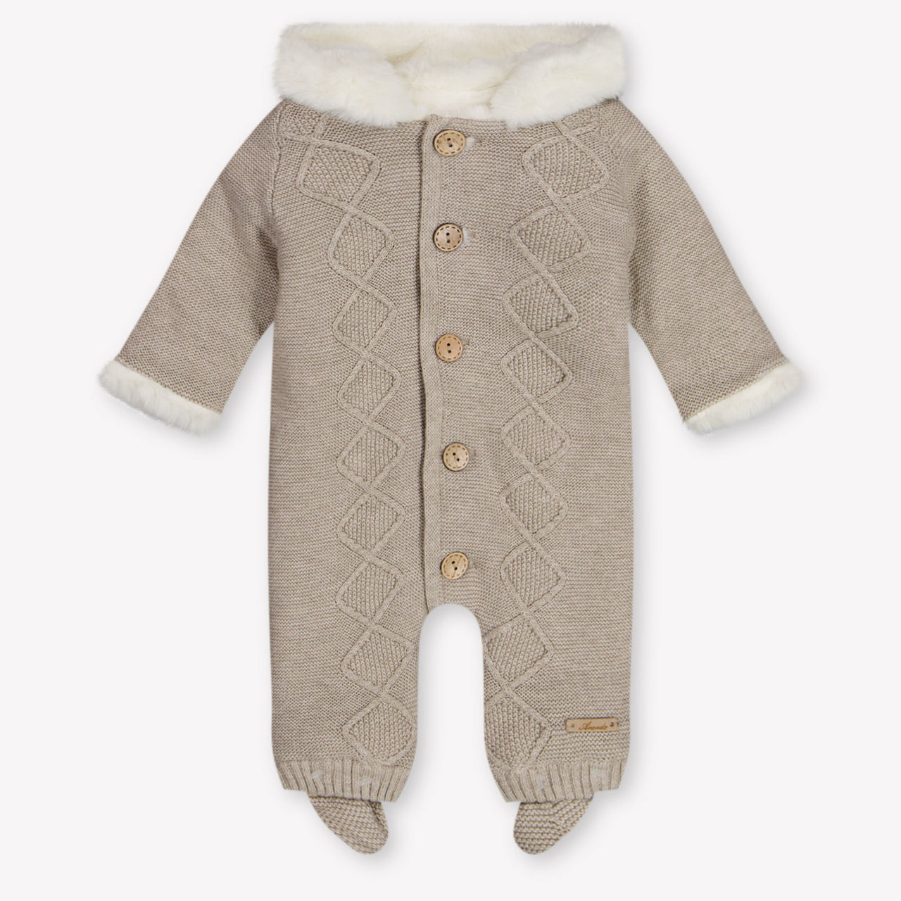 Martin Aranda Baby Unisex Ski Suits In Beige