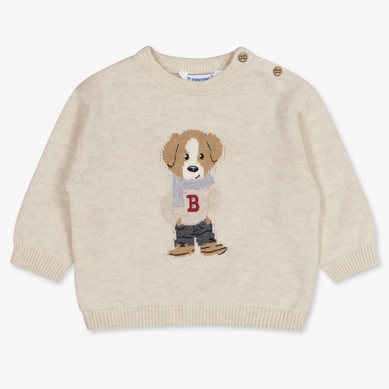 Mayoral Baby Jongens Trui In Licht Beige