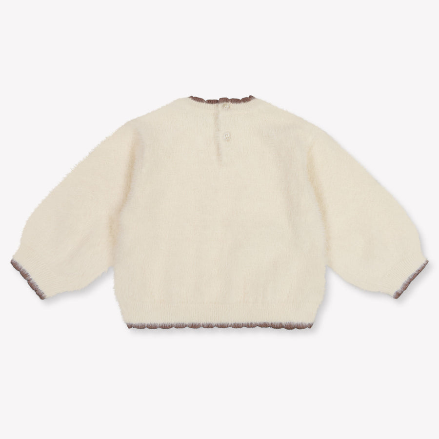 Mayoral Baby Meisjes Trui In Off White