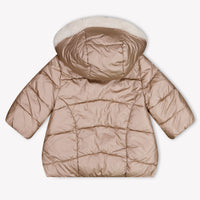Mayoral Baby Meisjes Winterjas In Brons