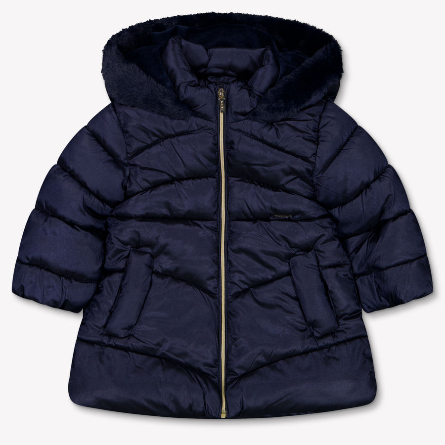 Mayoral Baby Meisjes Winterjas In Navy