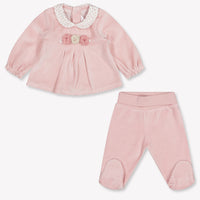 Mayoral Baby Girls Romper in Light Pink