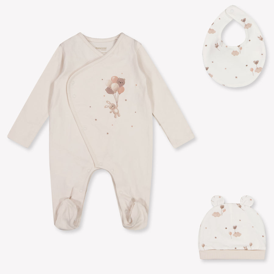 Mayoral Baby Meisjes Boxpakje In Licht Beige
