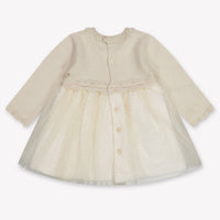 Mayoral Baby Meisjes Jurk In Licht Beige