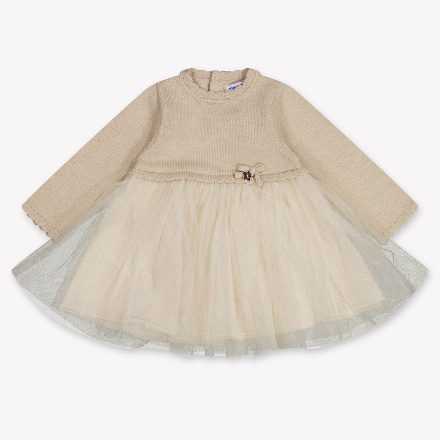 Mayoral Baby Meisjes Jurk In Beige